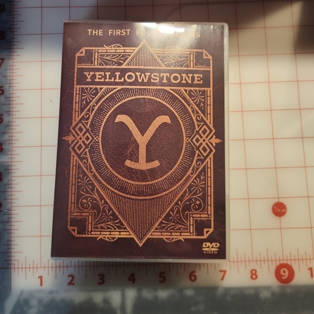 Yellowstone DVD - Seasons 1-4 Decorative Brown & Copper Cover